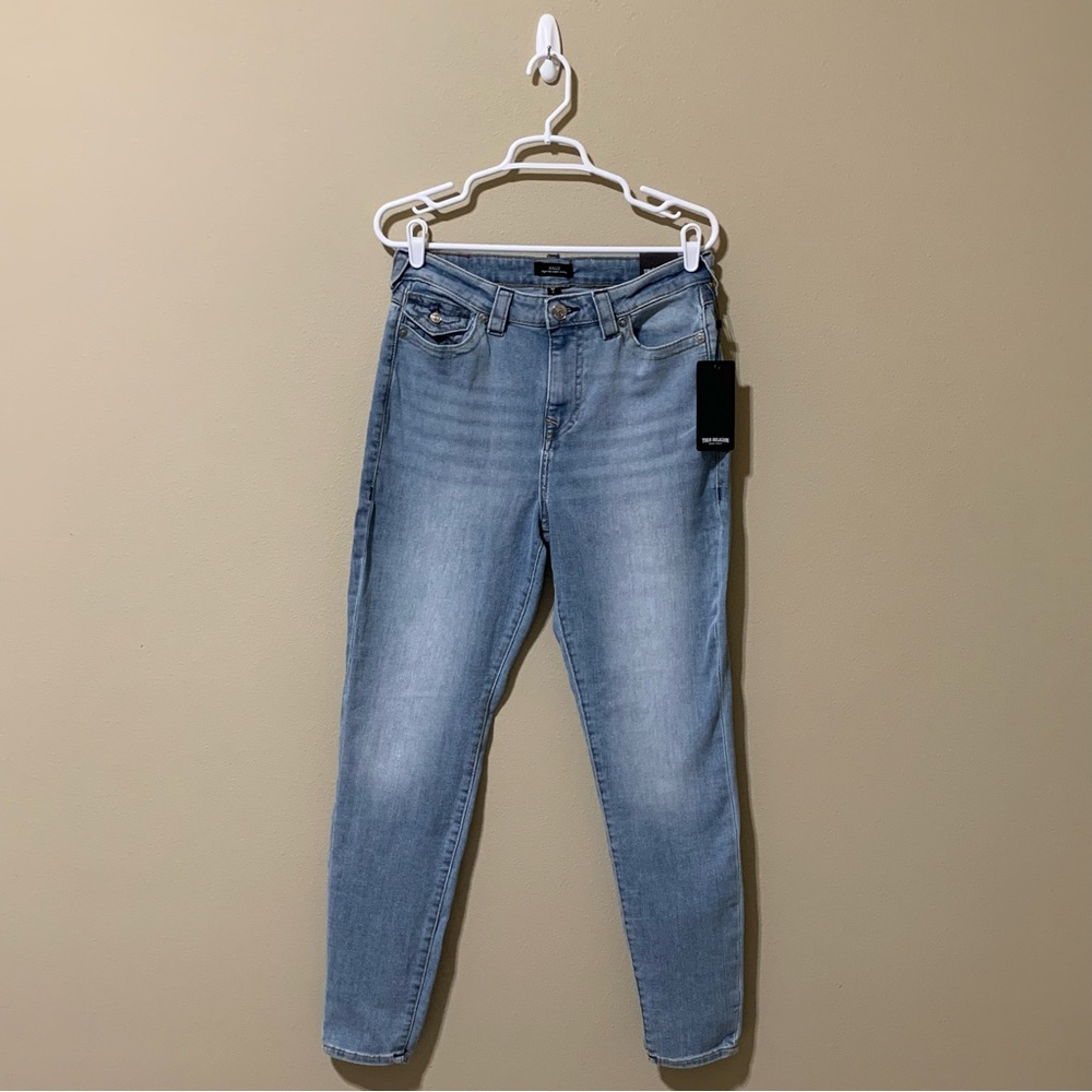 True Religion Halle High Rise Super Skinny Flap Women’s Jeans-Size 31W x 29L